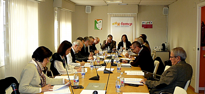 Sesión constitutiva de la Comisión de municipios de más de 8.000 habitantes.