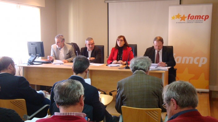 Desde la izquierda, José Antonio Ramo, Evaristo Cabistañ, Carmen Sánchez y Martín Nicolás.